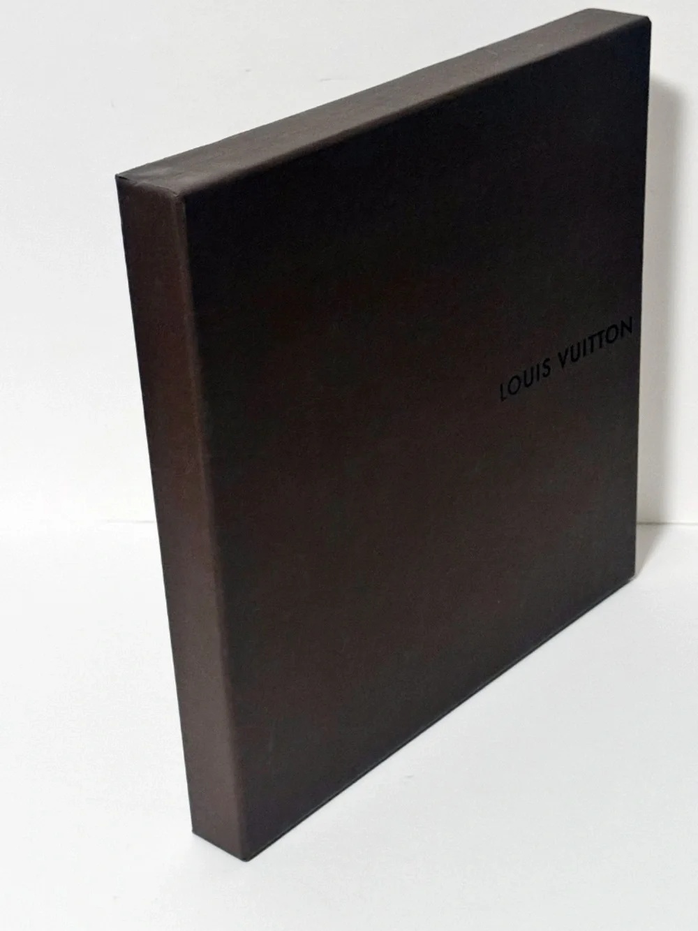 Louis Vuitton Brown Drawer Gift Box 10.5” Square (Empty), Vintage